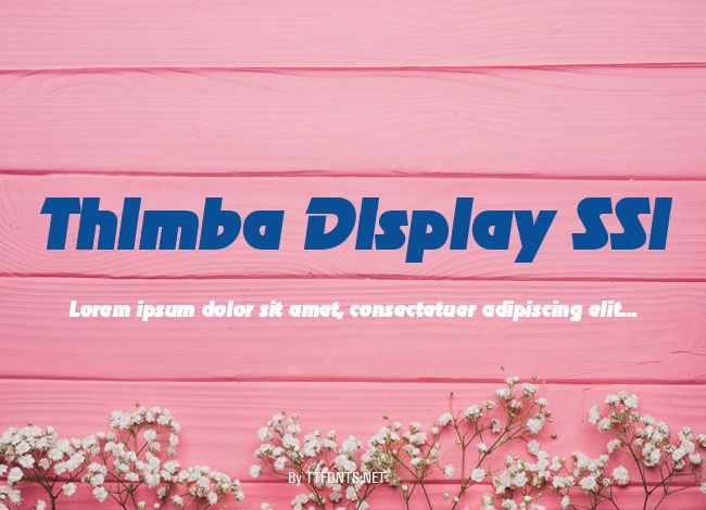 Thimba Display SSi example